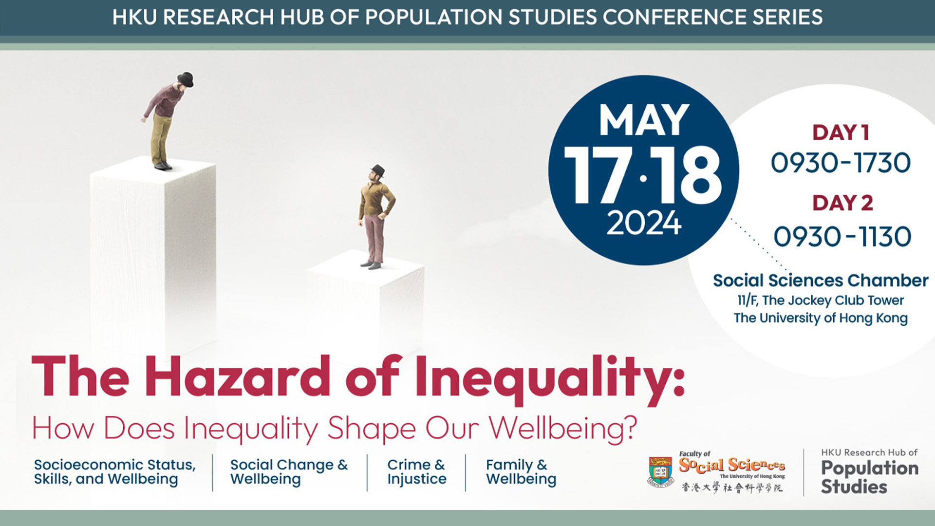 HKU Research Hub of Population Studies Conference Series: The Hazard of Inequality: How Does Inequality Shape Our Wellbeing?